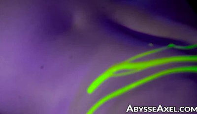 Slime experimenting turns into a hardcore Anal gaping by sexy Axel Abysse and Syusaku Nohara
