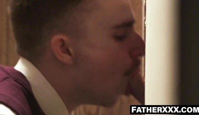 Seminarian's free fuck as desperate priest impersonator