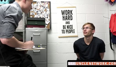 Gay Darron Bluu dominated raw by Cole Church's big black dick