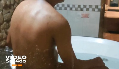 Ric Mineirinho Jerking Off At The Motel