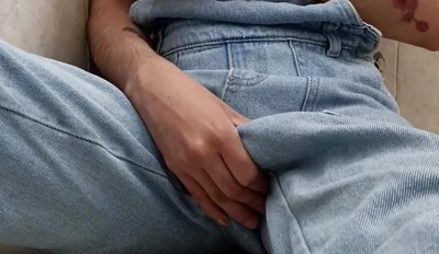 Young man strips for you and that makes him horny.