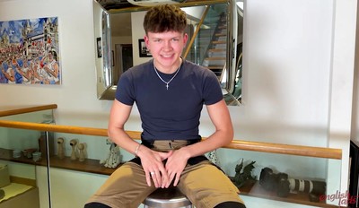 Young Handsome Teen gets Manhandled & his Hard Uncut Cock Shoots Cum!