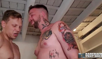 BAREBACKTHATHOLE Jocks Naked Yogui And Ethan Chase Bareback