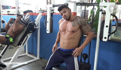 Naked in public gym tv show