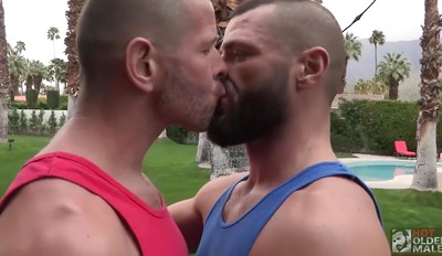 Clay and Jake Bareback Breeding on their Workbreak