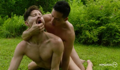 Sweaty Hunks Fuck & Piss Outdoors