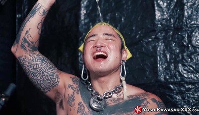 YOSHIKAWASAKIXXX - Asian Yoshi Kawasaki Drinks His Own Pee