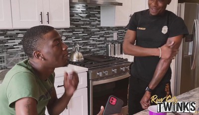 A Weekend Like No Other - 6 Ebony Twinks Gather for a Raunchy Freaky Party