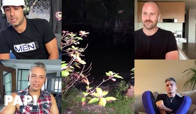 Papi - Diego Sans & Luis Rubi Watch Themselves Fuck & Review Their Scenes With The Crew Members